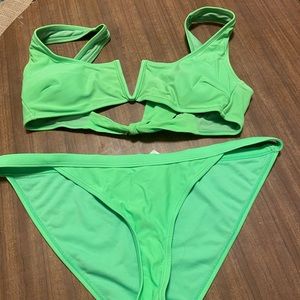Green bikini
